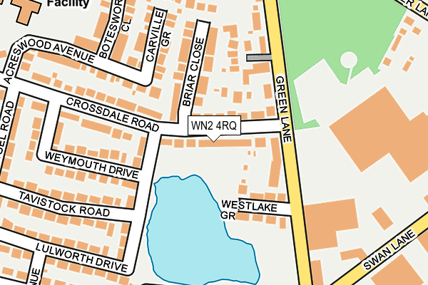 WN2 4RQ map - OS OpenMap – Local (Ordnance Survey) WN2 4RQ map - OS OpenMap – Local (Ordnance Survey)