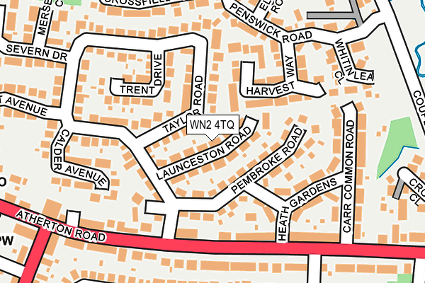 WN2 4TQ map - OS OpenMap – Local (Ordnance Survey) WN2 4TQ map - OS OpenMap – Local (Ordnance Survey)