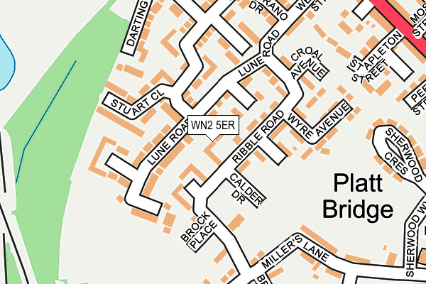 WN2 5ER map - OS OpenMap – Local (Ordnance Survey) WN2 5ER map - OS OpenMap – Local (Ordnance Survey)
