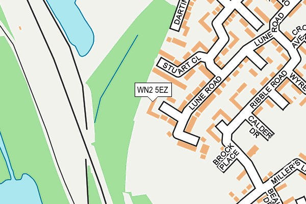 WN2 5EZ map - OS OpenMap – Local (Ordnance Survey) WN2 5EZ map - OS OpenMap – Local (Ordnance Survey)
