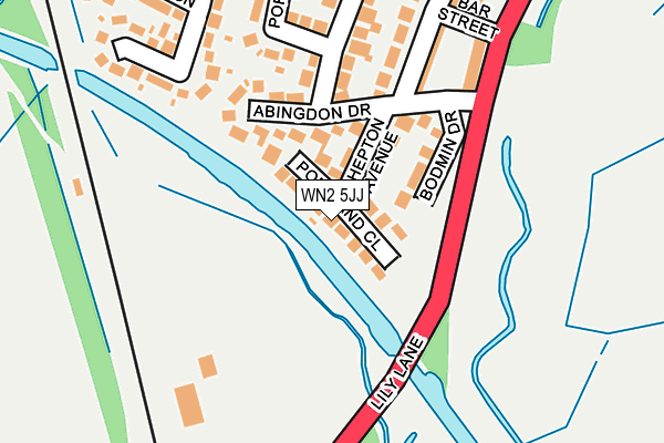 WN2 5JJ map - OS OpenMap – Local (Ordnance Survey) WN2 5JJ map - OS OpenMap – Local (Ordnance Survey)