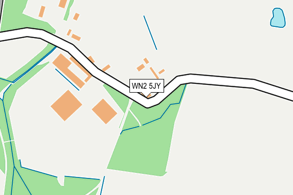 WN2 5JY map - OS OpenMap – Local (Ordnance Survey) WN2 5JY map - OS OpenMap – Local (Ordnance Survey)