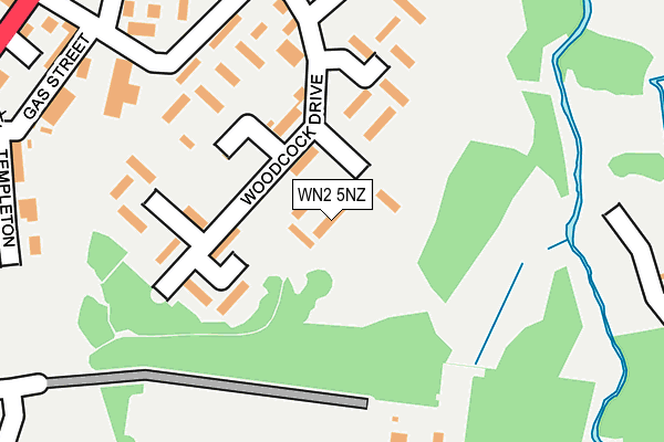 WN2 5NZ map - OS OpenMap – Local (Ordnance Survey) WN2 5NZ map - OS OpenMap – Local (Ordnance Survey)