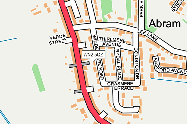 WN2 5QZ map - OS OpenMap – Local (Ordnance Survey) WN2 5QZ map - OS OpenMap – Local (Ordnance Survey)