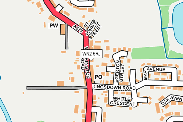 WN2 5RJ map - OS OpenMap – Local (Ordnance Survey) WN2 5RJ map - OS OpenMap – Local (Ordnance Survey)