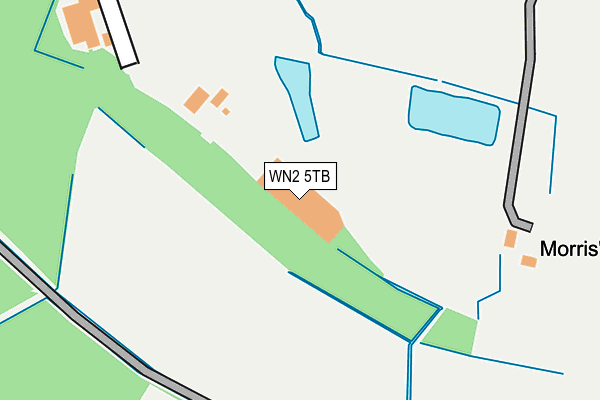 WN2 5TB map - OS OpenMap – Local (Ordnance Survey) WN2 5TB map - OS OpenMap – Local (Ordnance Survey)