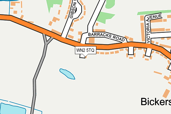 WN2 5TQ map - OS OpenMap – Local (Ordnance Survey) WN2 5TQ map - OS OpenMap – Local (Ordnance Survey)