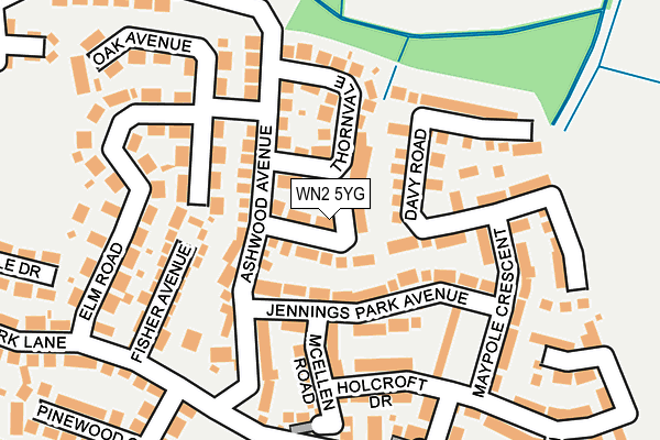 WN2 5YG map - OS OpenMap – Local (Ordnance Survey) WN2 5YG map - OS OpenMap – Local (Ordnance Survey)