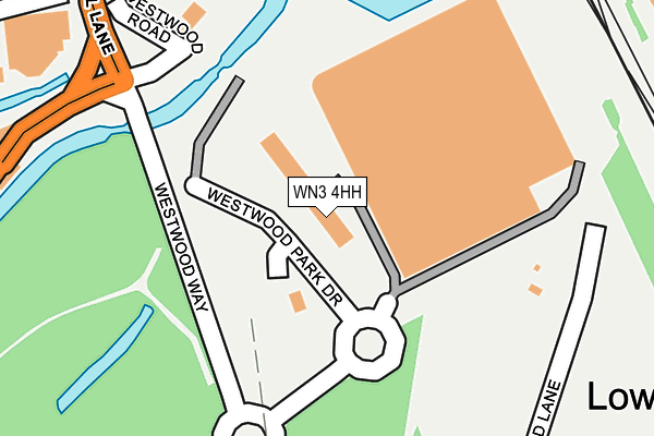 WN3 4HH map - OS OpenMap – Local (Ordnance Survey) WN3 4HH map - OS OpenMap – Local (Ordnance Survey)