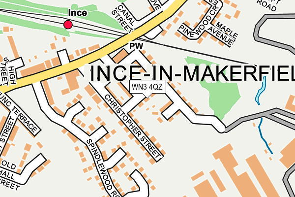 WN3 4QZ map - OS OpenMap – Local (Ordnance Survey) WN3 4QZ map - OS OpenMap – Local (Ordnance Survey)