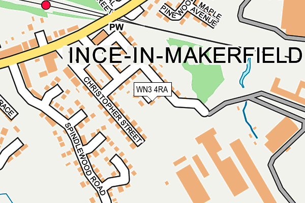 WN3 4RA map - OS OpenMap – Local (Ordnance Survey) WN3 4RA map - OS OpenMap – Local (Ordnance Survey)