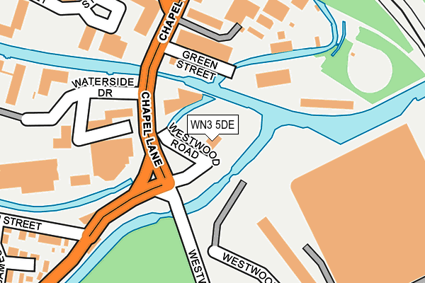 WN3 5DE map - OS OpenMap – Local (Ordnance Survey) WN3 5DE map - OS OpenMap – Local (Ordnance Survey)