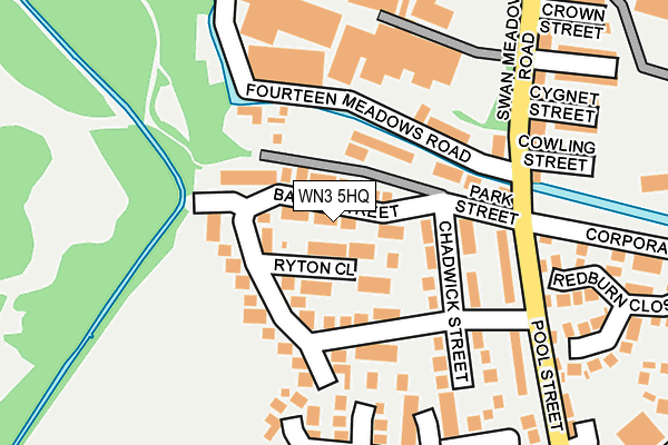 WN3 5HQ map - OS OpenMap – Local (Ordnance Survey) WN3 5HQ map - OS OpenMap – Local (Ordnance Survey)