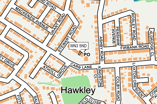 WN3 5ND map - OS OpenMap – Local (Ordnance Survey) WN3 5ND map - OS OpenMap – Local (Ordnance Survey)