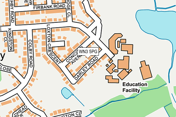 WN3 5PG map - OS OpenMap – Local (Ordnance Survey) WN3 5PG map - OS OpenMap – Local (Ordnance Survey)
