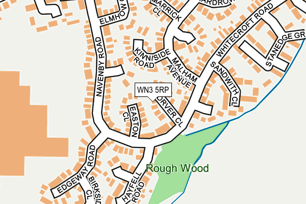 WN3 5RP map - OS OpenMap – Local (Ordnance Survey) WN3 5RP map - OS OpenMap – Local (Ordnance Survey)