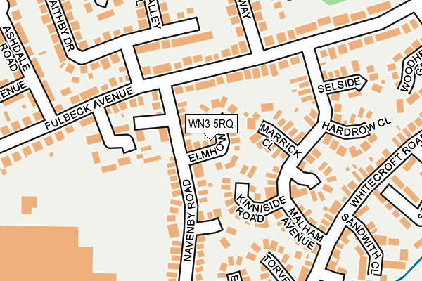 WN3 5RQ map - OS OpenMap – Local (Ordnance Survey) WN3 5RQ map - OS OpenMap – Local (Ordnance Survey)