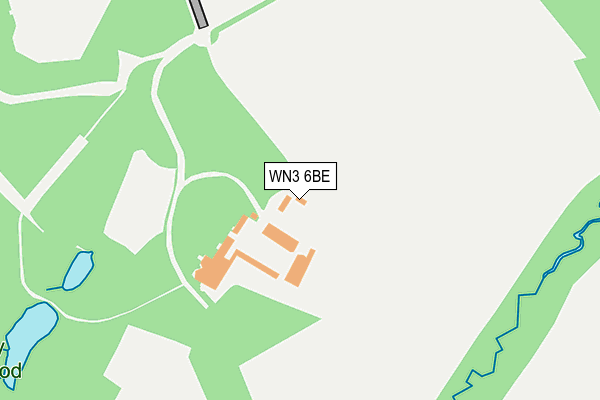 WN3 6BE map - OS OpenMap – Local (Ordnance Survey) WN3 6BE map - OS OpenMap – Local (Ordnance Survey)