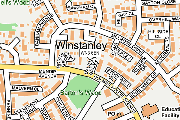 WN3 6EN map - OS OpenMap – Local (Ordnance Survey) WN3 6EN map - OS OpenMap – Local (Ordnance Survey)
