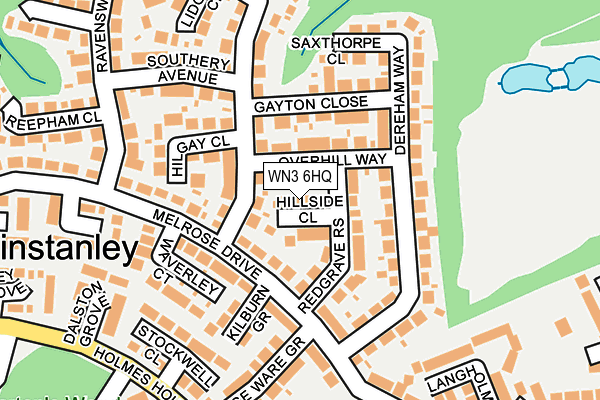 WN3 6HQ map - OS OpenMap – Local (Ordnance Survey) WN3 6HQ map - OS OpenMap – Local (Ordnance Survey)