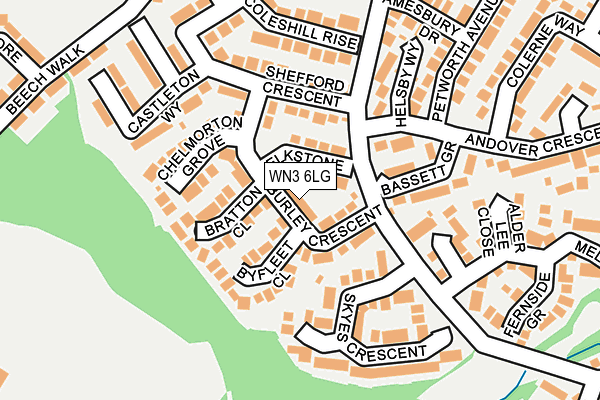 WN3 6LG map - OS OpenMap – Local (Ordnance Survey) WN3 6LG map - OS OpenMap – Local (Ordnance Survey)