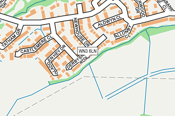 WN3 6LN map - OS OpenMap – Local (Ordnance Survey) WN3 6LN map - OS OpenMap – Local (Ordnance Survey)