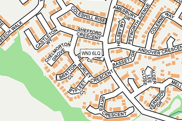 WN3 6LQ map - OS OpenMap – Local (Ordnance Survey) WN3 6LQ map - OS OpenMap – Local (Ordnance Survey)