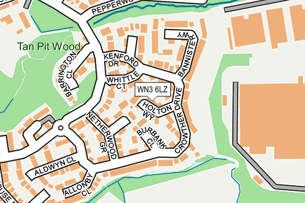 WN3 6LZ map - OS OpenMap – Local (Ordnance Survey) WN3 6LZ map - OS OpenMap – Local (Ordnance Survey)