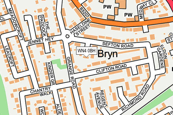 WN4 0BH map - OS OpenMap – Local (Ordnance Survey) WN4 0BH map - OS OpenMap – Local (Ordnance Survey)
