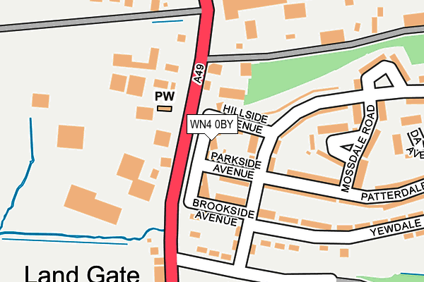 WN4 0BY map - OS OpenMap – Local (Ordnance Survey) WN4 0BY map - OS OpenMap – Local (Ordnance Survey)