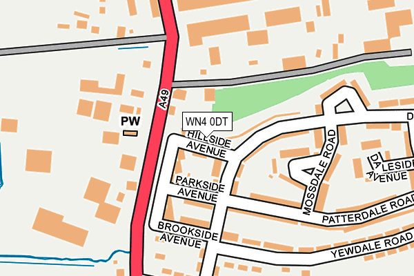 WN4 0DT map - OS OpenMap – Local (Ordnance Survey) WN4 0DT map - OS OpenMap – Local (Ordnance Survey)
