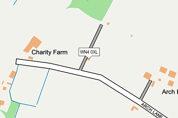 WN4 0XL map - OS OpenMap – Local (Ordnance Survey) WN4 0XL map - OS OpenMap – Local (Ordnance Survey)