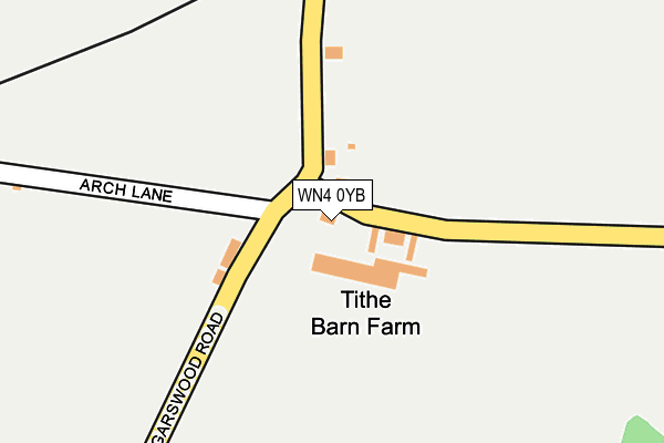 WN4 0YB map - OS OpenMap – Local (Ordnance Survey) WN4 0YB map - OS OpenMap – Local (Ordnance Survey)