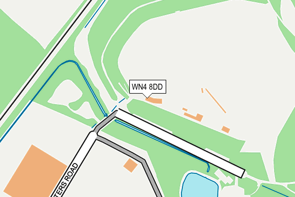 WN4 8DD map - OS OpenMap – Local (Ordnance Survey) WN4 8DD map - OS OpenMap – Local (Ordnance Survey)