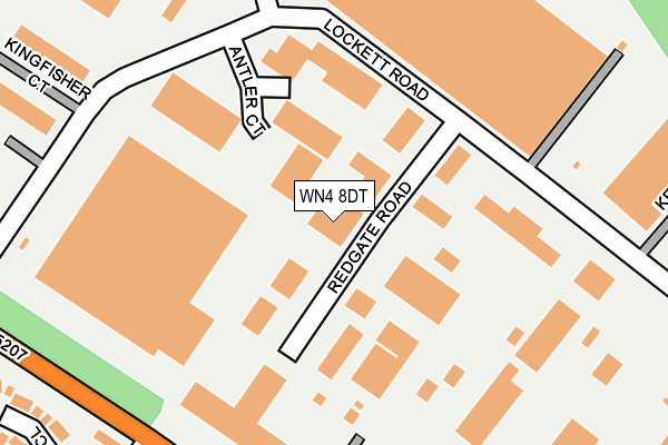 WN4 8DT map - OS OpenMap – Local (Ordnance Survey) WN4 8DT map - OS OpenMap – Local (Ordnance Survey)