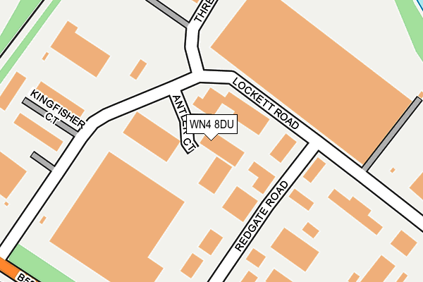 WN4 8DU map - OS OpenMap – Local (Ordnance Survey) WN4 8DU map - OS OpenMap – Local (Ordnance Survey)