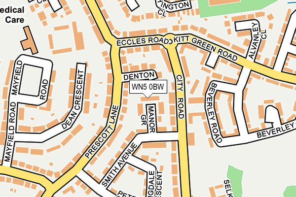 WN5 0BW map - OS OpenMap – Local (Ordnance Survey) WN5 0BW map - OS OpenMap – Local (Ordnance Survey)