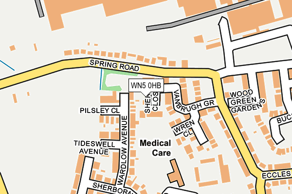 WN5 0HB map - OS OpenMap – Local (Ordnance Survey) WN5 0HB map - OS OpenMap – Local (Ordnance Survey)