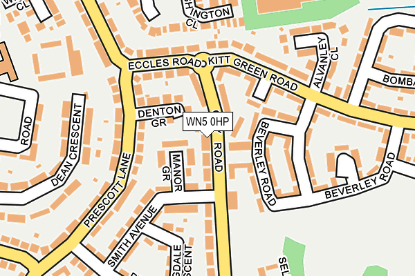 WN5 0HP map - OS OpenMap – Local (Ordnance Survey) WN5 0HP map - OS OpenMap – Local (Ordnance Survey)