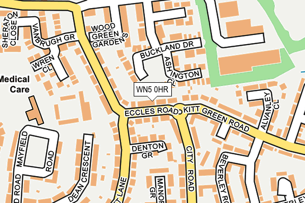 WN5 0HR map - OS OpenMap – Local (Ordnance Survey) WN5 0HR map - OS OpenMap – Local (Ordnance Survey)