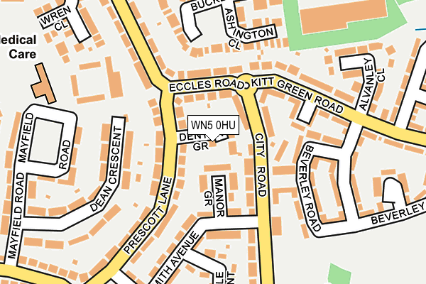 WN5 0HU map - OS OpenMap – Local (Ordnance Survey) WN5 0HU map - OS OpenMap – Local (Ordnance Survey)