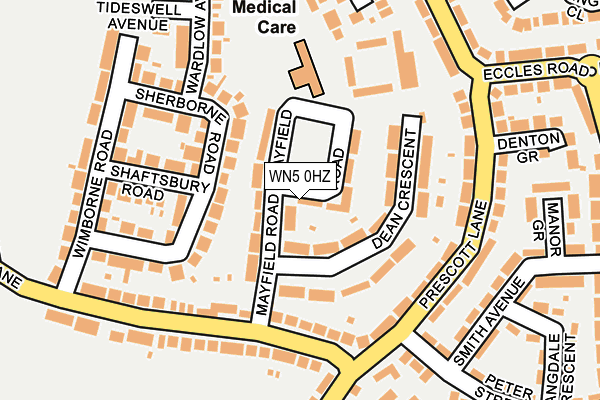 WN5 0HZ map - OS OpenMap – Local (Ordnance Survey) WN5 0HZ map - OS OpenMap – Local (Ordnance Survey)