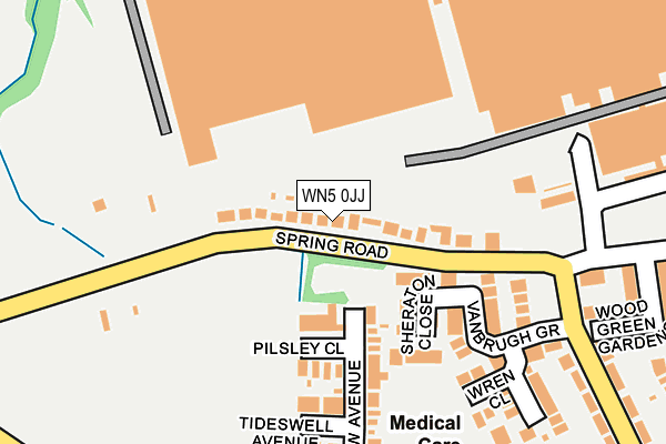 WN5 0JJ map - OS OpenMap – Local (Ordnance Survey) WN5 0JJ map - OS OpenMap – Local (Ordnance Survey)