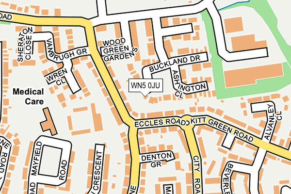 WN5 0JU map - OS OpenMap – Local (Ordnance Survey) WN5 0JU map - OS OpenMap – Local (Ordnance Survey)
