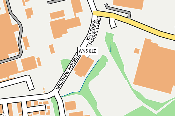WN5 0JZ map - OS OpenMap – Local (Ordnance Survey) WN5 0JZ map - OS OpenMap – Local (Ordnance Survey)