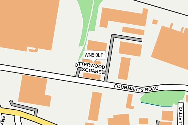 WN5 0LF map - OS OpenMap – Local (Ordnance Survey) WN5 0LF map - OS OpenMap – Local (Ordnance Survey)