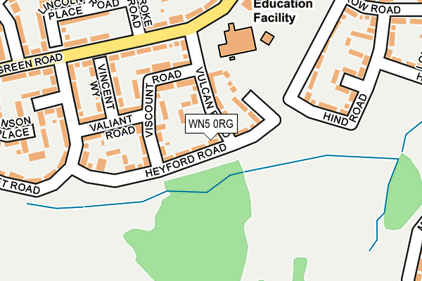 WN5 0RG map - OS OpenMap – Local (Ordnance Survey) WN5 0RG map - OS OpenMap – Local (Ordnance Survey)
