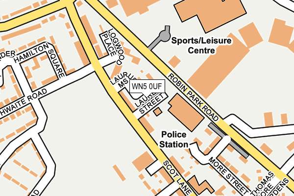 WN5 0UF map - OS OpenMap – Local (Ordnance Survey) WN5 0UF map - OS OpenMap – Local (Ordnance Survey)