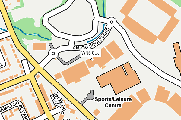 WN5 0UJ map - OS OpenMap – Local (Ordnance Survey) WN5 0UJ map - OS OpenMap – Local (Ordnance Survey)