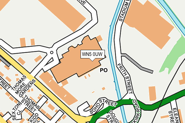 WN5 0UW map - OS OpenMap – Local (Ordnance Survey) WN5 0UW map - OS OpenMap – Local (Ordnance Survey)